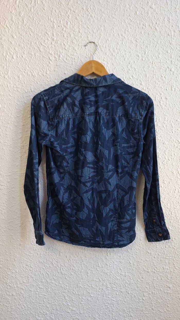 💙 Chemise en jean imprimée MANGO Kids - 11/12 ans (152 cm) 💙 - photo numéro 3