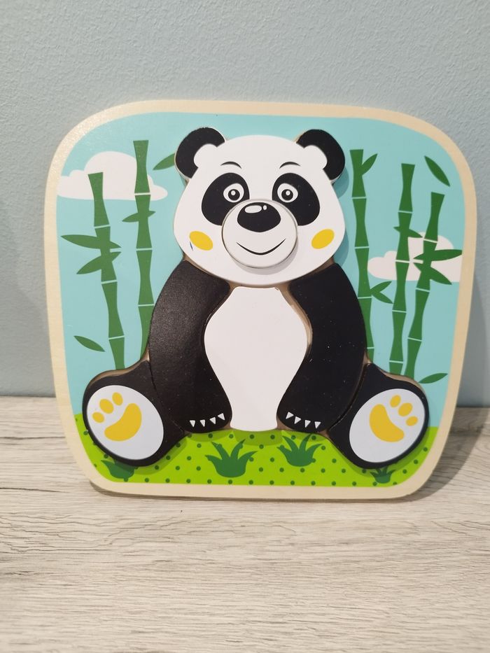 Puzzle 3D bois panda