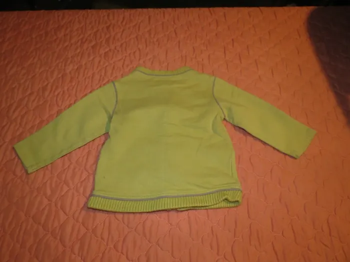 gilet a zippé taille 9 mois - photo numéro 3
