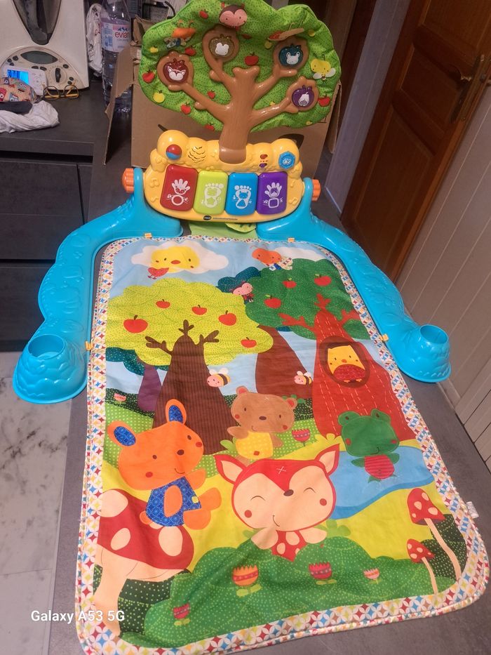 Tapis piano jardin enchanté