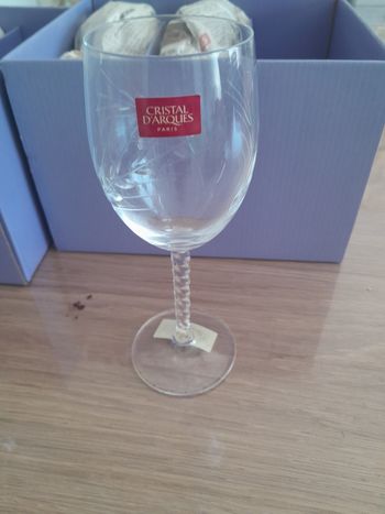 Verres à vin cristal d arque