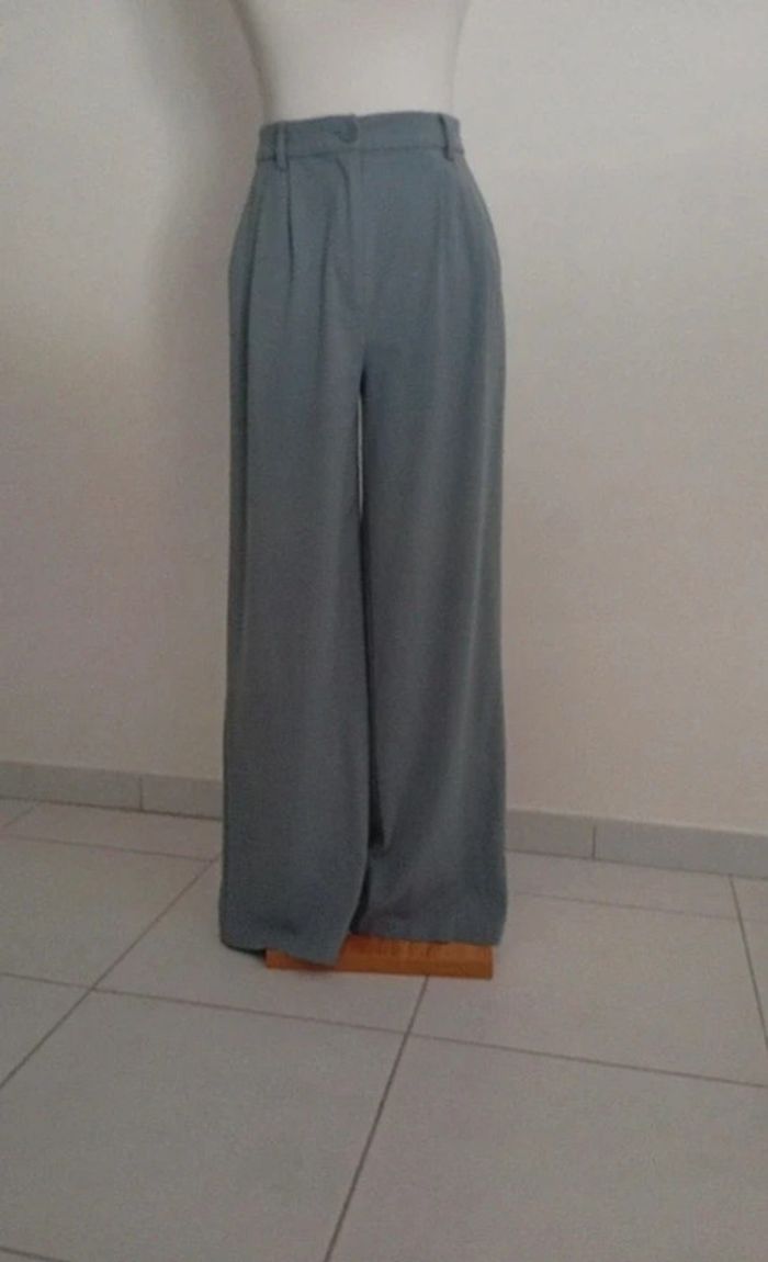 Cache Cache - Pantalon Bleu clair taille 36 | pantalon habillé jambes "larges"