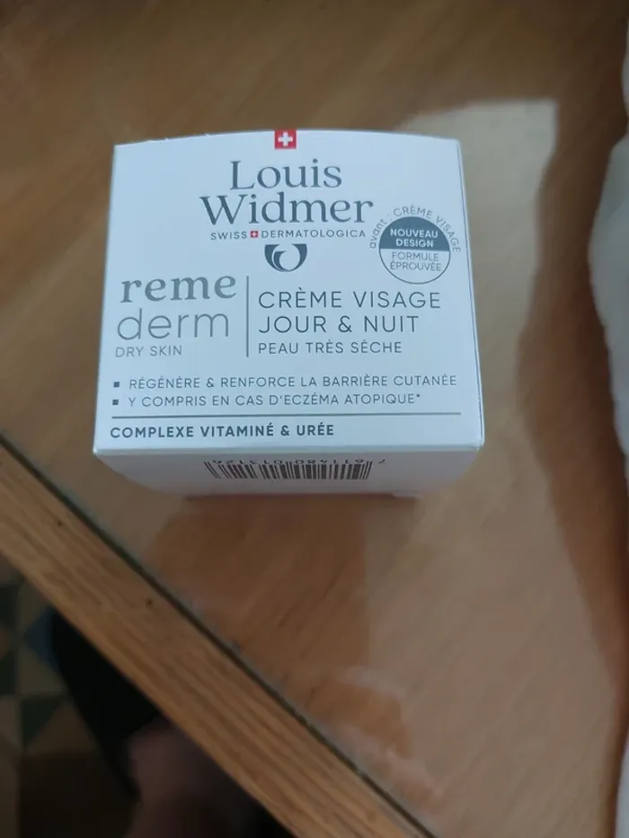 Louis widmer remederm crème visage jour et nuit