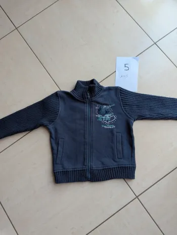 Gilet zippé 5 ans Miss Lucci