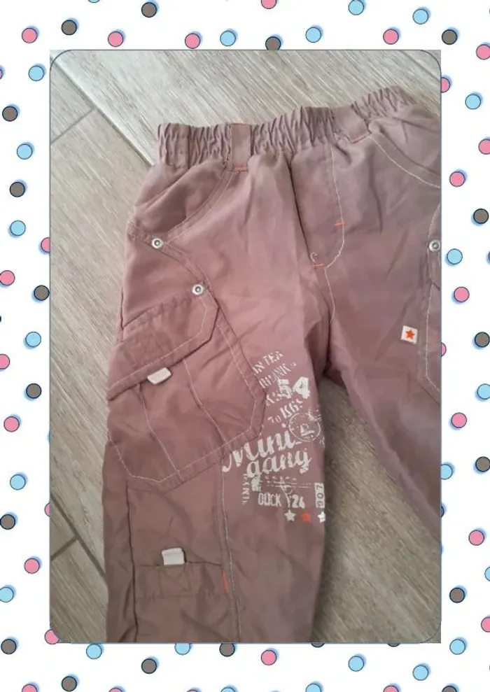 Pantalon léger doublé 18mois - photo numéro 2