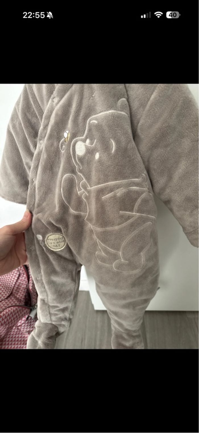 Manteau combinaison bebe disney winnie l’ourson 3-6 mois - photo numéro 7