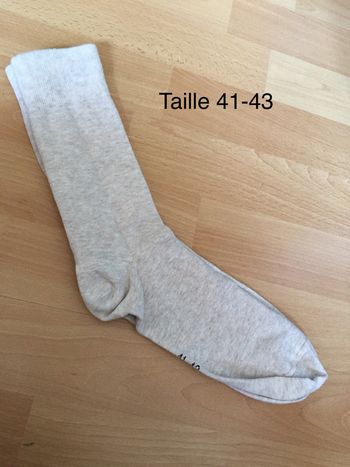 Chaussettes beige chiné Taille 41-43