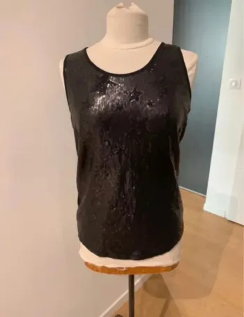 Superbe blouse noir pa🌸 Promod neuve L 40