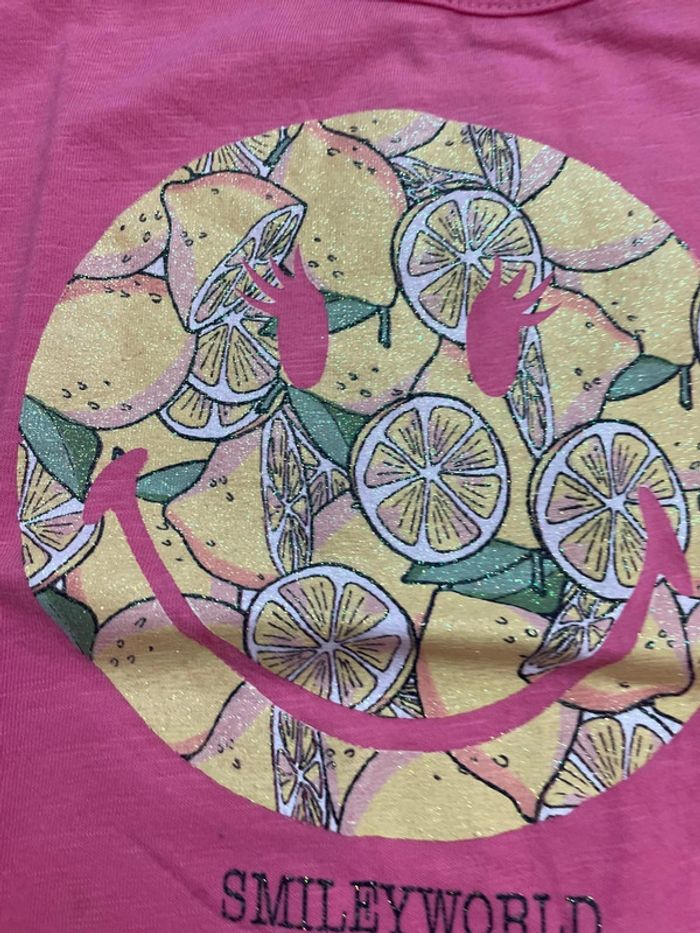 Lot 2 tshirt débardeur Smiley World 3 ans - photo numéro 5