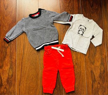 Ensemble garçon taille 12 mois