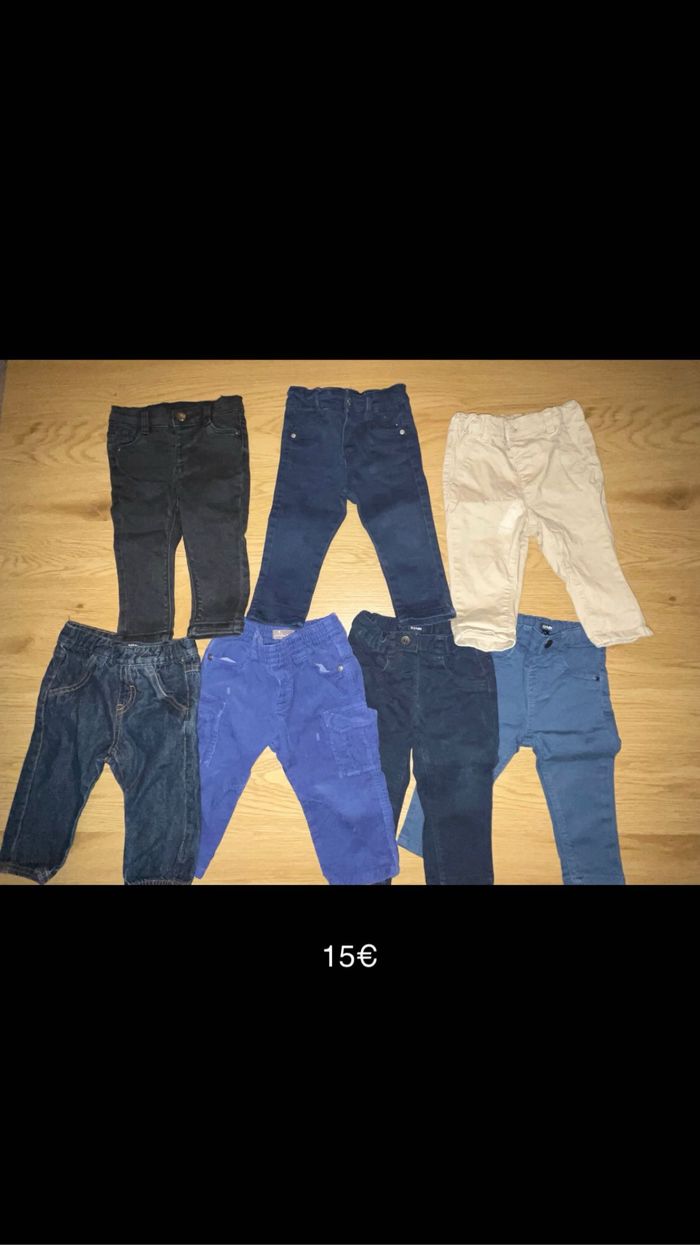 Pantalons bébé garçon 12 mois