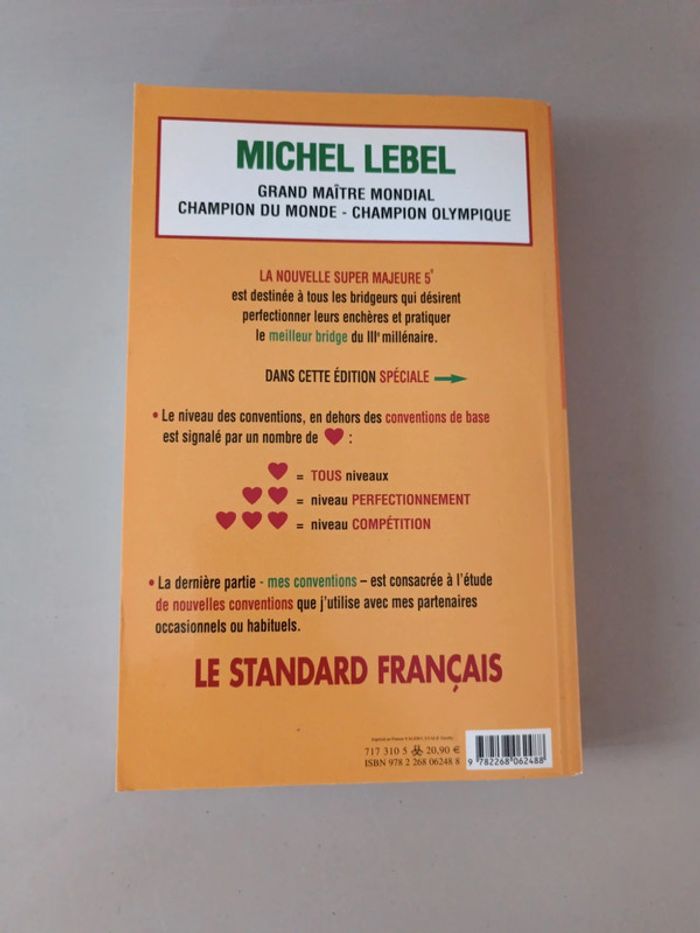Bridge perfectionnement Michel Lebel la nouvelle super majeure 5e - photo numéro 2