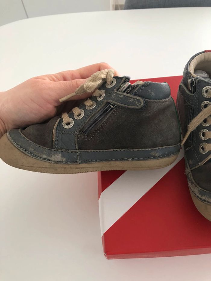 Kickers Sonistreet gris foncé taille 26 - photo numéro 4
