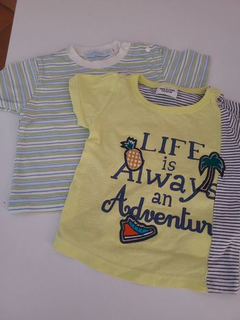 Lot tee shirts 3 mois