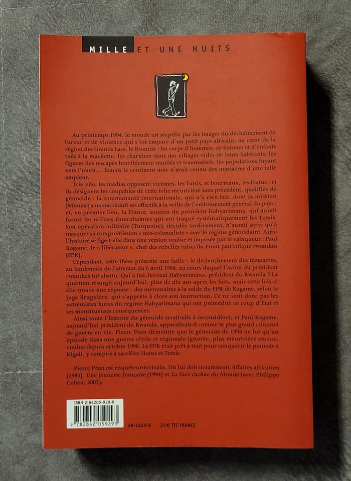 Noires fureurs, blancs menteurs - Rwanda 1990/1994 Pierre Péan - photo numéro 2