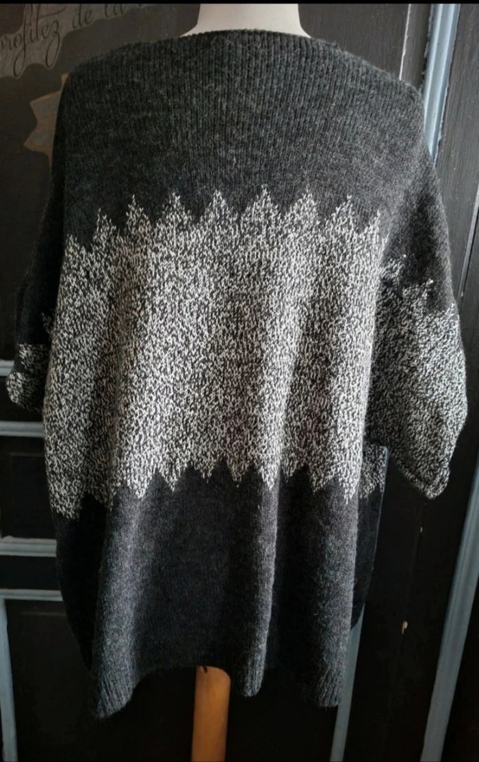 cardigan noir et gris taille S Jennyfer - photo numéro 3