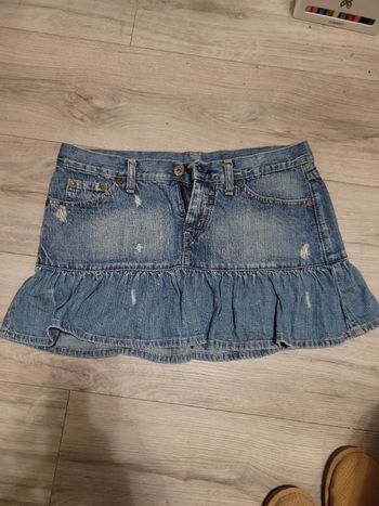 Mini jupe en jeans