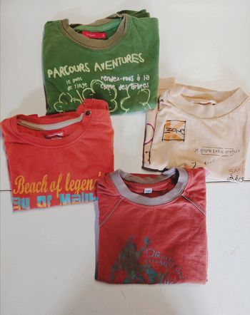 Lot de 4 tee-shirts 2ans
