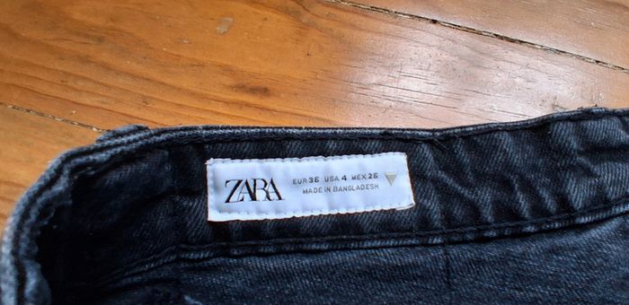 Jeans noir zara femme taille 36 - photo numéro 4
