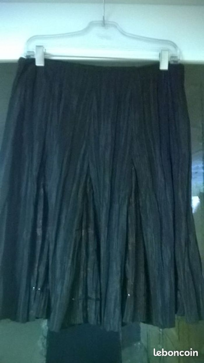 Jupe taffetas noir Taille 42