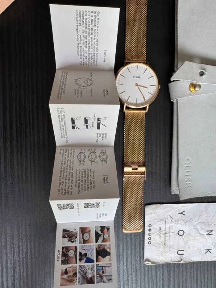 Montre cluse rose gold - photo numéro 6
