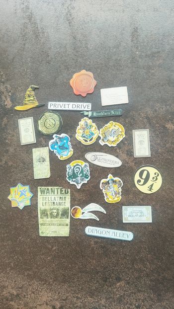Lot magnets Harry Potter