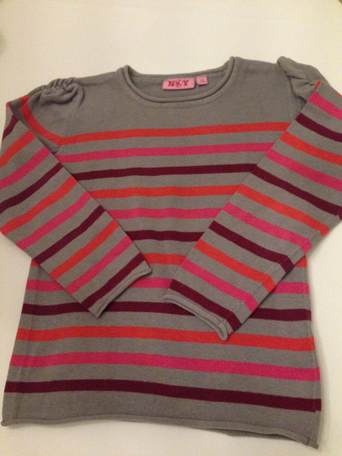 Pull Coton à Rayures