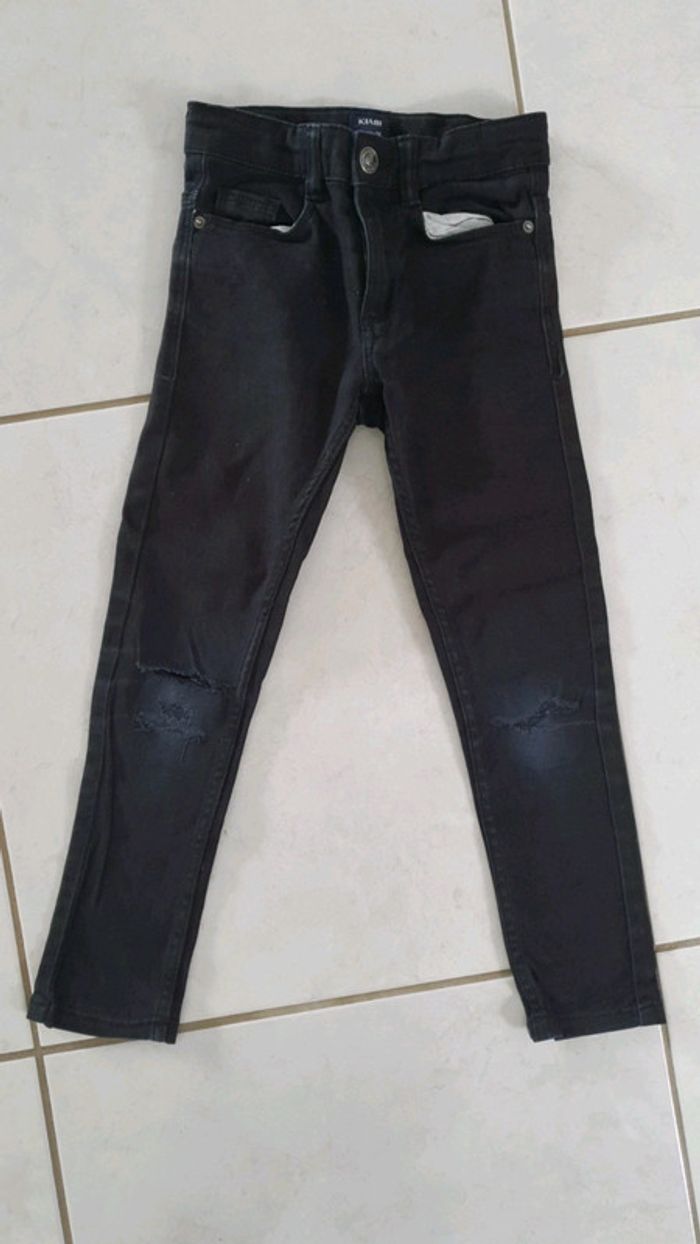 Jean skinny noir garçon Kiabi 6 ans chelo4 - photo numéro 2