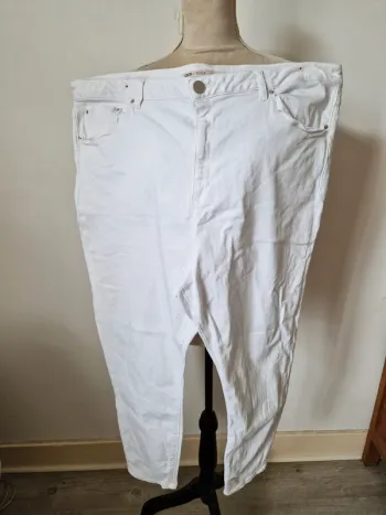 Jean denim blanc asos taille 50