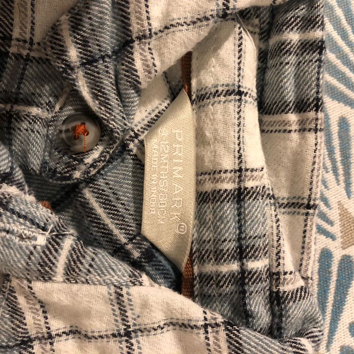 Chemise mi-saison à carreaux - 9/12 mois - photo numéro 2