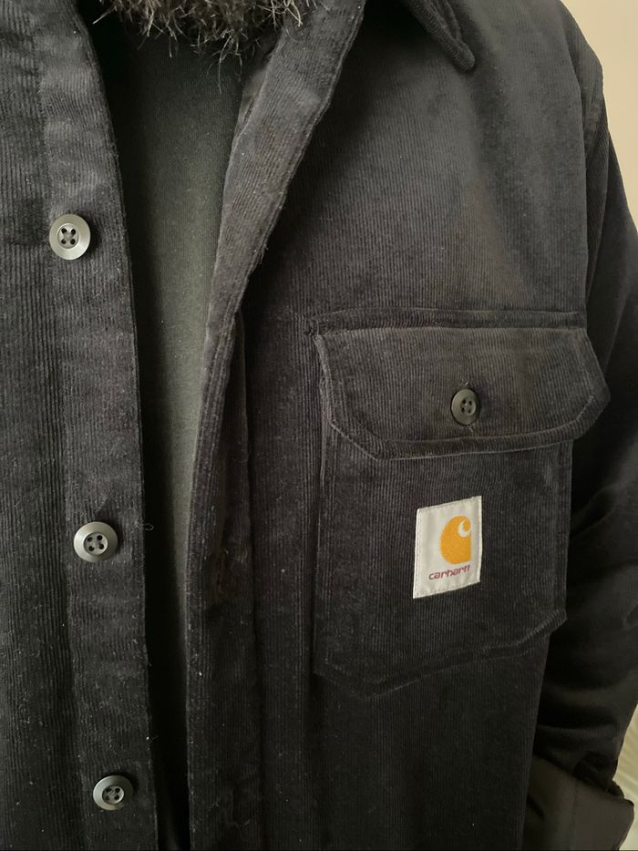 Carhartt Whitesome Shirt Jacket Black - photo numéro 4