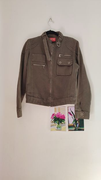 Veste kaki style militaire taille XS