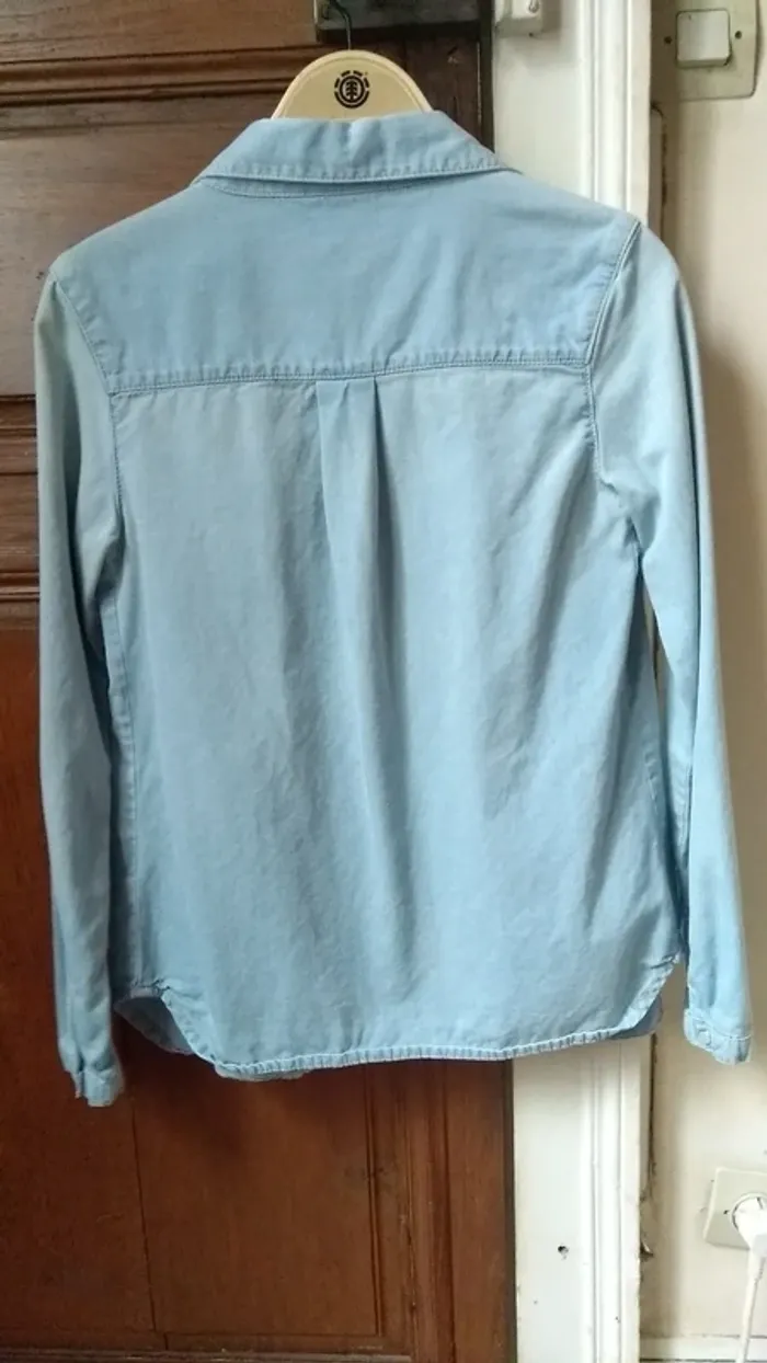 Chemise denim jean Avant Premiere. Taille S - photo numéro 2