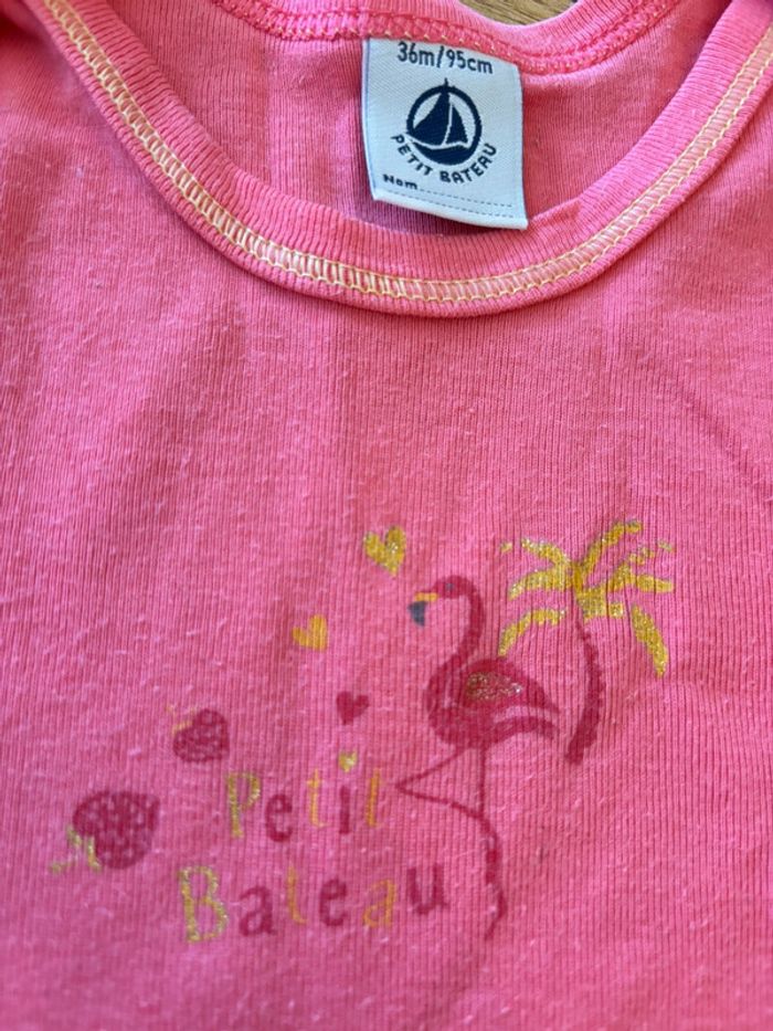 Lot de 3 bodies MC Petit Bateau 36M - photo numéro 8