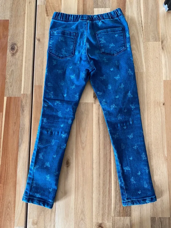 Jogging bleu imprimé papillon - photo numéro 3