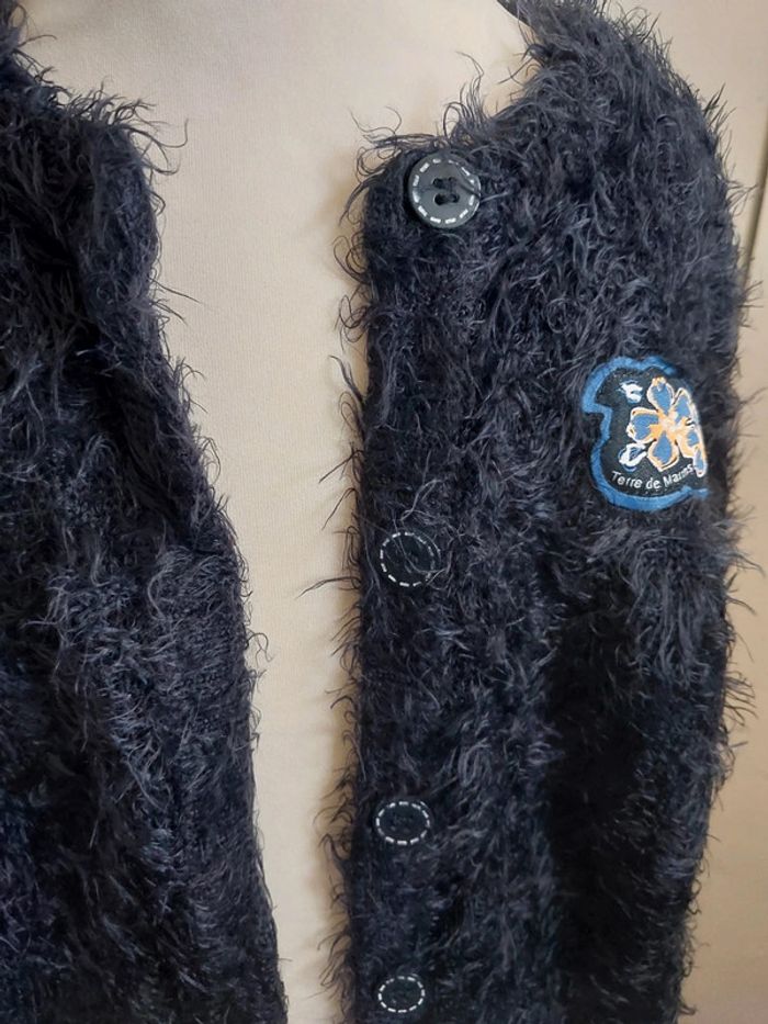 Gilet bleu Terre de marins taille 8 ans - photo numéro 2