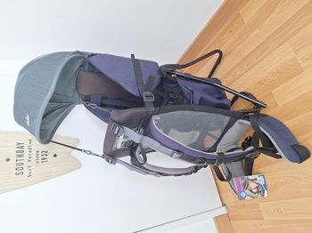 Porte bébé deuter kid carrier plus avec repose-pieds