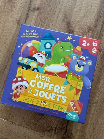 Auzou - jeu mon coffre à jouets 