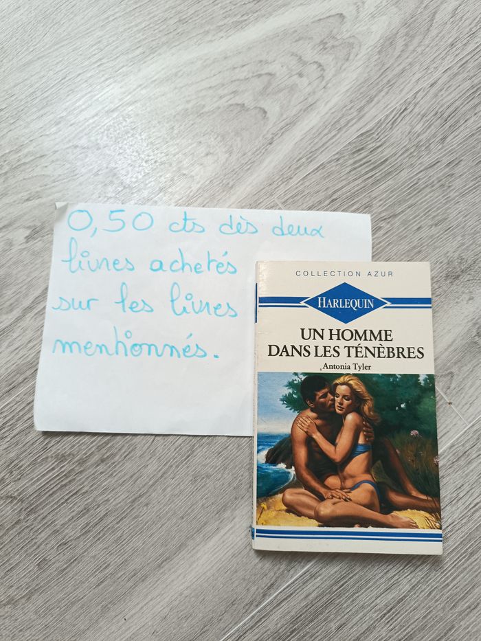 Livre Harlequin collection Azur