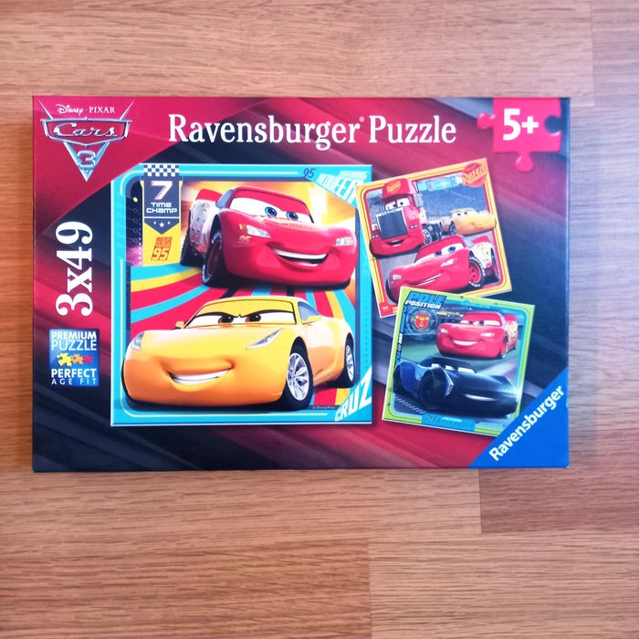 3 Puzzles Cars Disney
