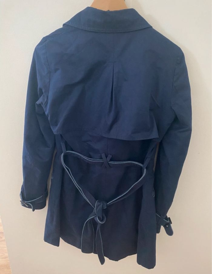 Trench bleu marine salsa - photo numéro 6