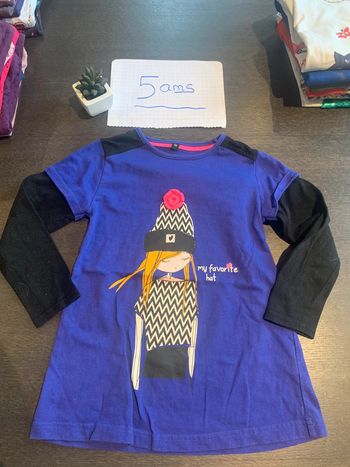 Tee-shirts long (tunique) manches longues taille 5 ans