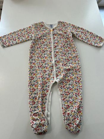 Pyjama fleuri 24 mois Petit Bateau