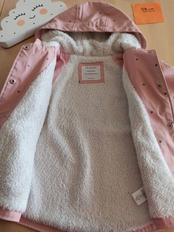 Veste kway polaire 98cm rose - photo numéro 5