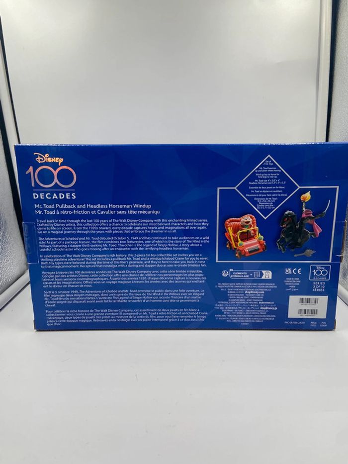 Ensemble de jouets Disney100 Decades M. Toad et Headless Horseman - photo numéro 5