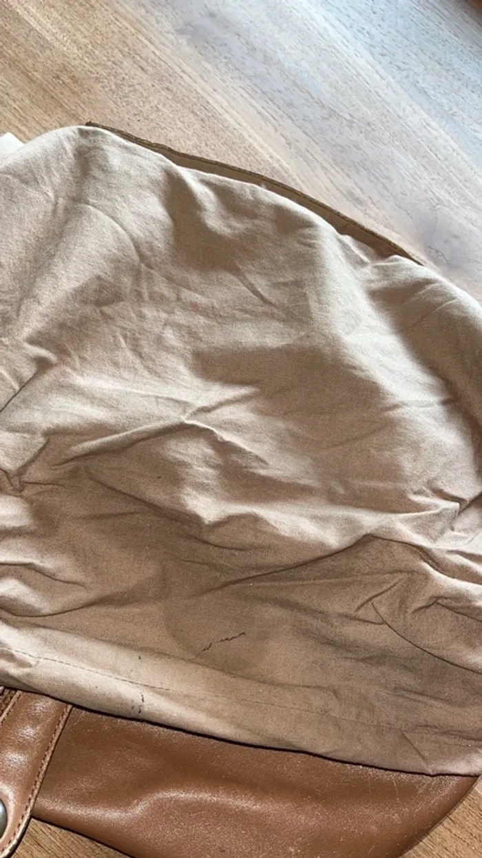 Sac Gérard Darel marron avec petit sac assortie - photo numéro 15