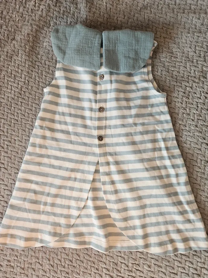 Petite robe rayée 2-3ans neuve - photo numéro 3