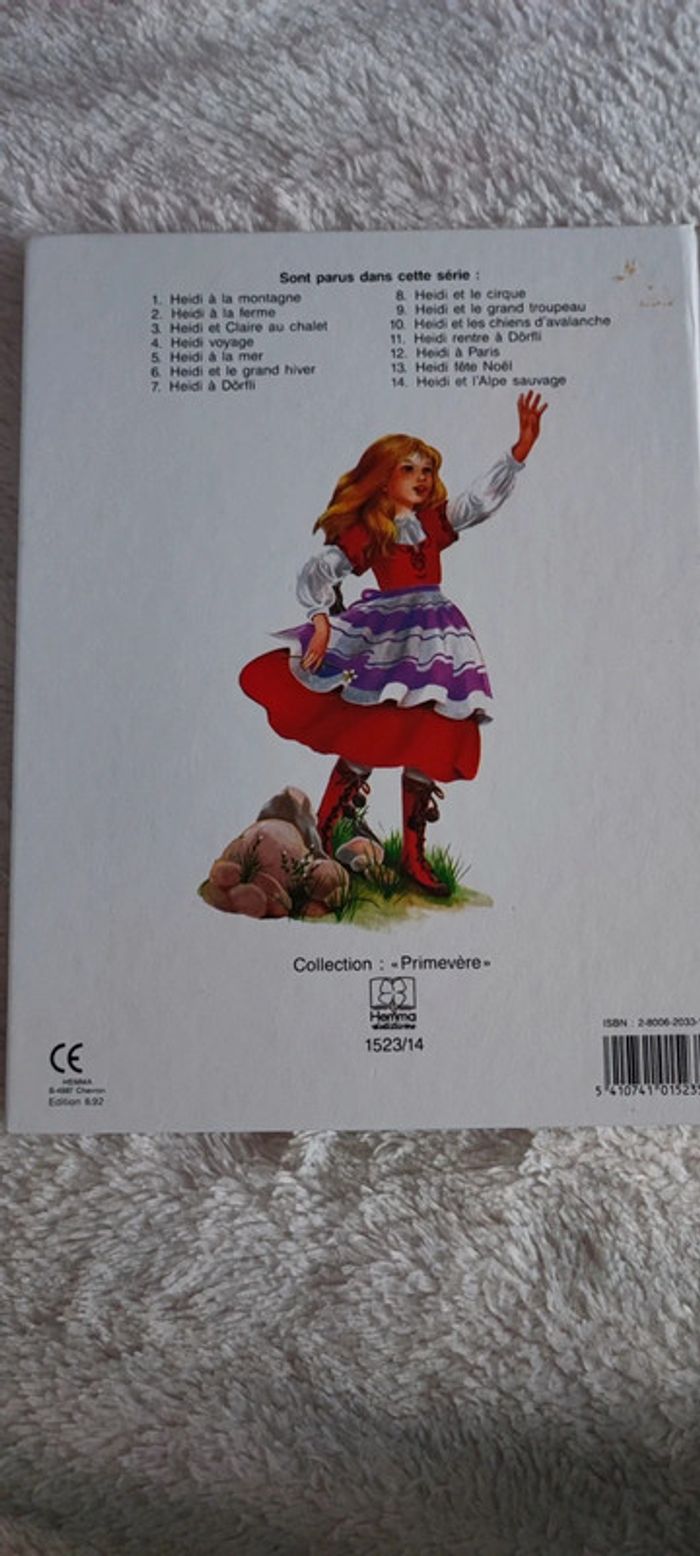 Livre Heidi et l'Alpe sauvage - photo numéro 2