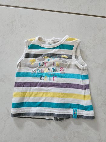 Haut débardeur bébé fille 1 mois or Orchestra U27