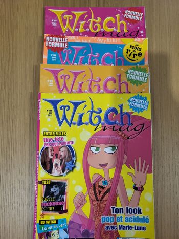 Lot de 4 Witch mag du 187 au 190